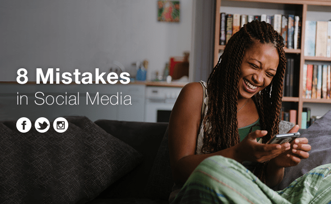 社交媒體上應(yīng)該避免的8個(gè)錯誤